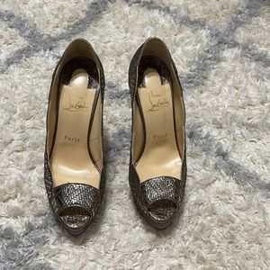 Christian Louboutin Open Toe High Heel